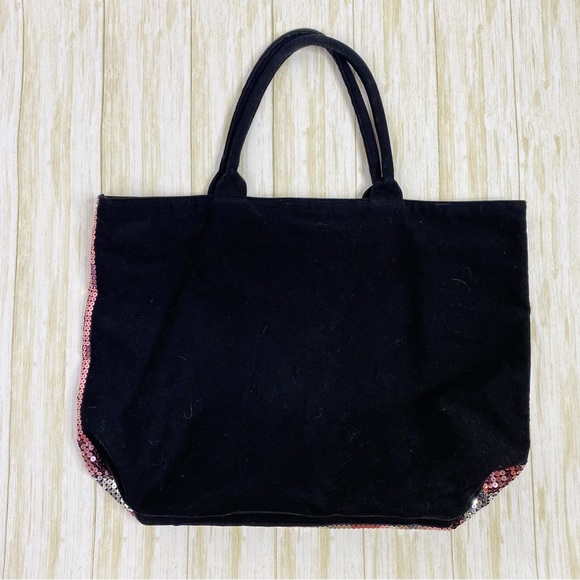 Victoria’s Secret Pink & Silver Sequin Stripe Tote Bag - Picture 8 of 8